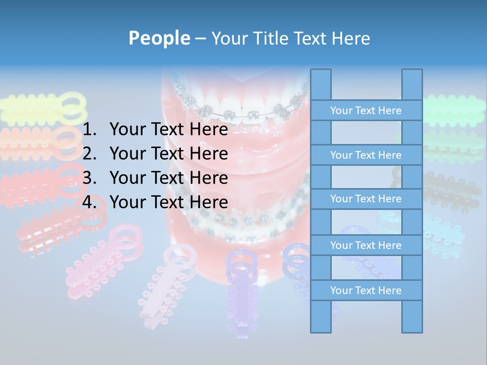 Stick Clinic Orthodontics PowerPoint Template