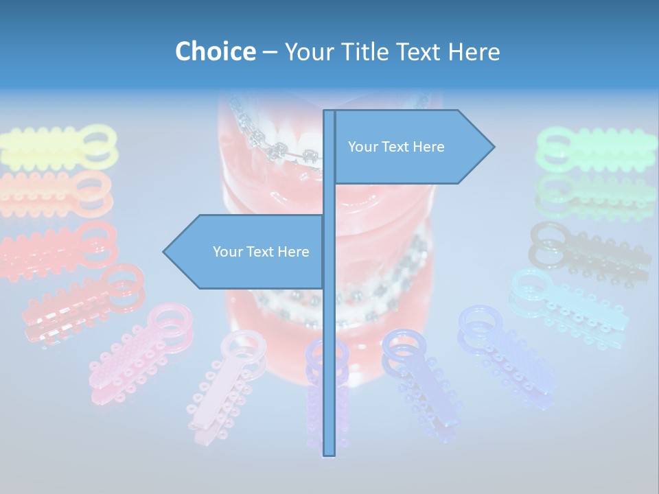 Stick Clinic Orthodontics PowerPoint Template