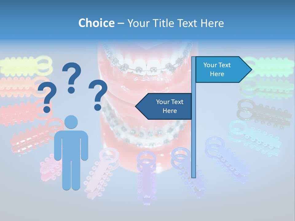 Stick Clinic Orthodontics PowerPoint Template