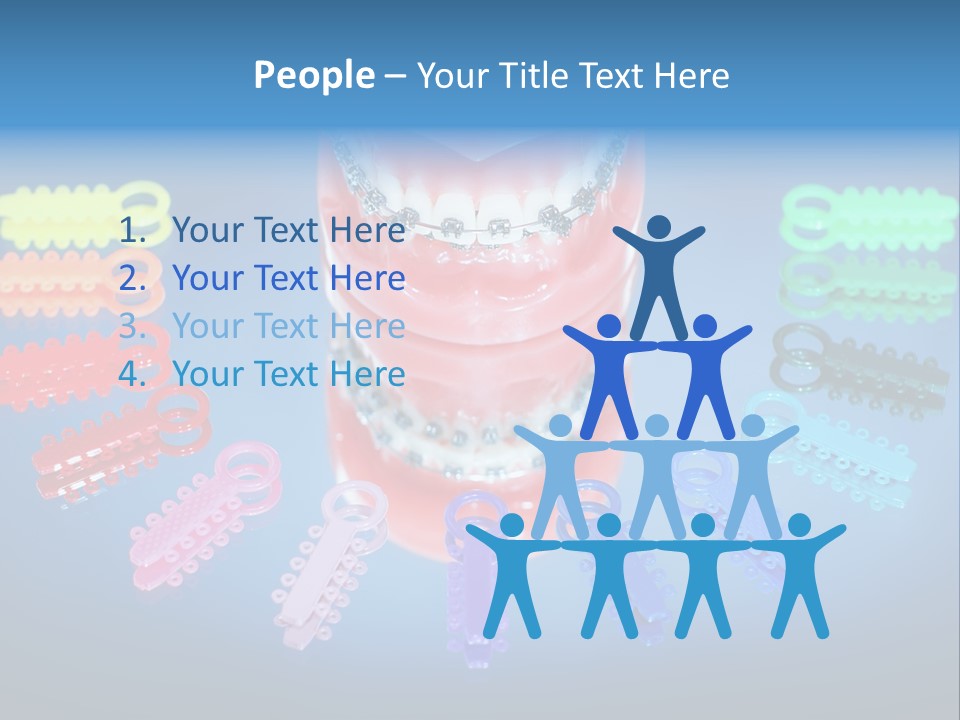 Stick Clinic Orthodontics PowerPoint Template