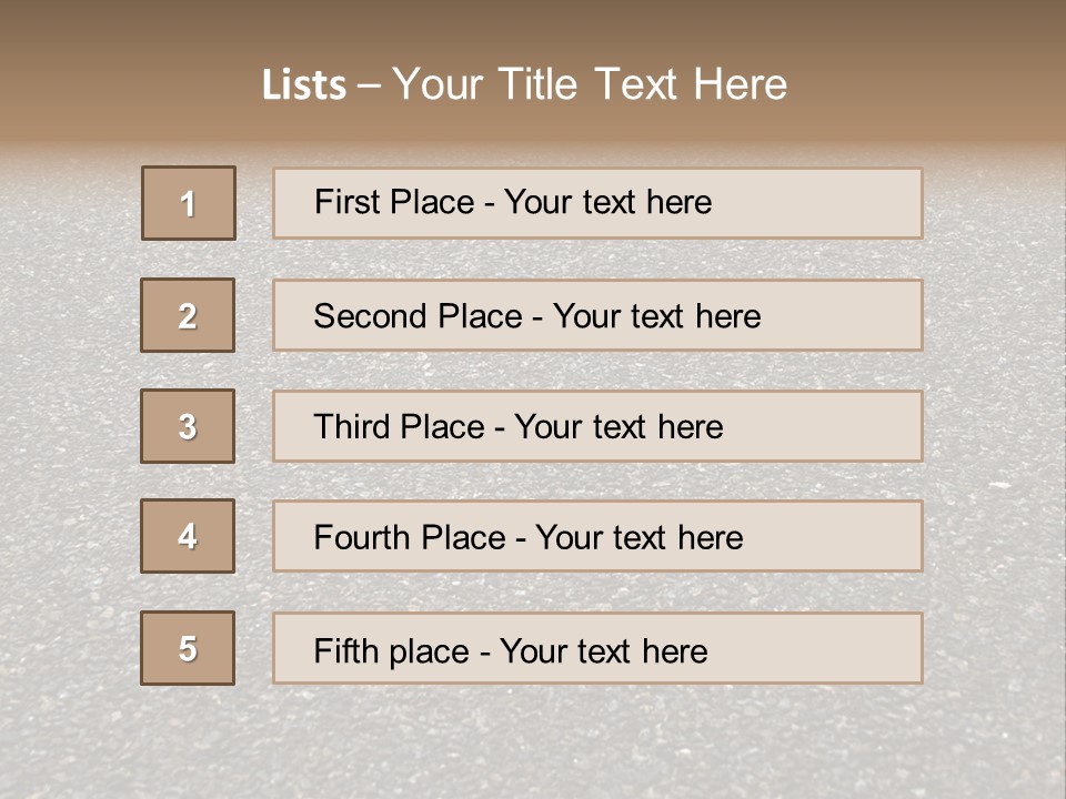 Grainy Surface Transport PowerPoint Template