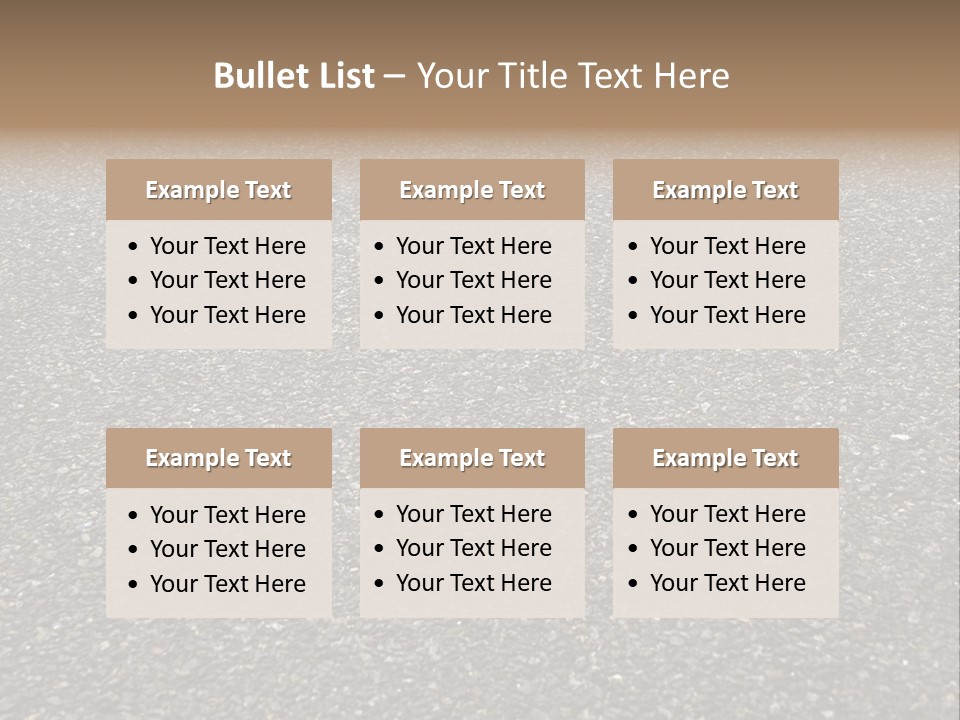 Grainy Surface Transport PowerPoint Template