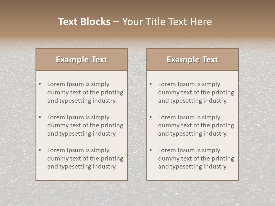 Grainy Surface Transport PowerPoint Template
