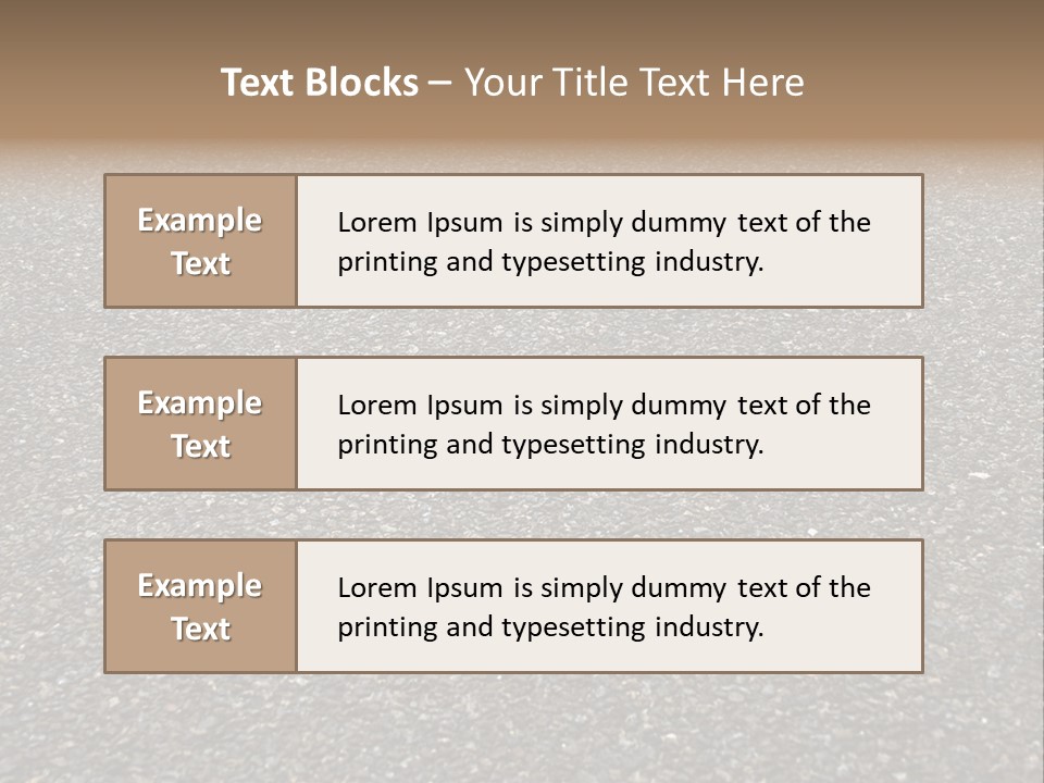 Grainy Surface Transport PowerPoint Template