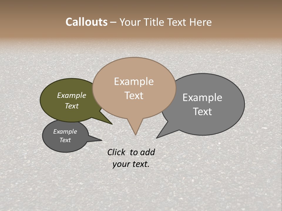 Grainy Surface Transport PowerPoint Template