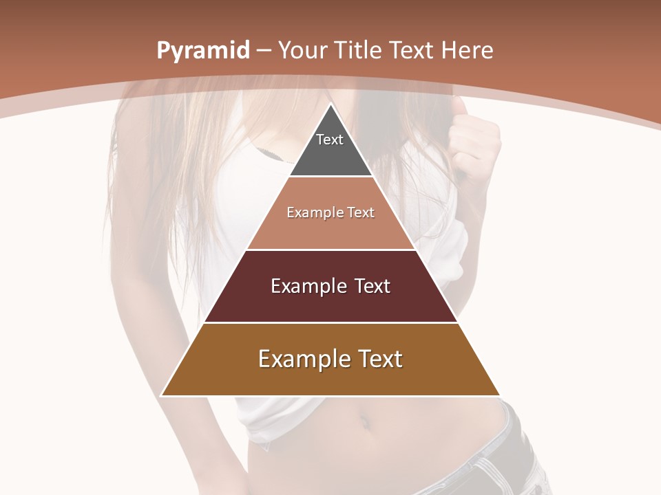 Long Elegance Girl PowerPoint Template