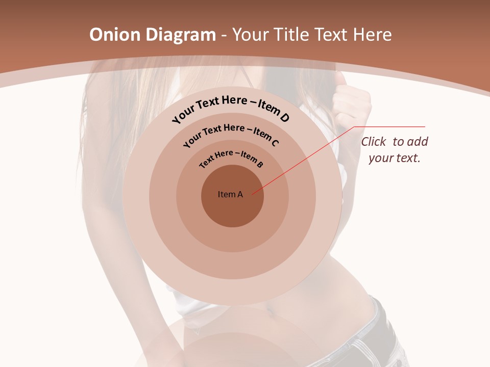 Long Elegance Girl PowerPoint Template