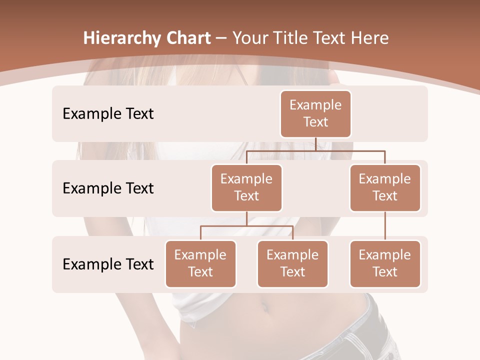 Long Elegance Girl PowerPoint Template