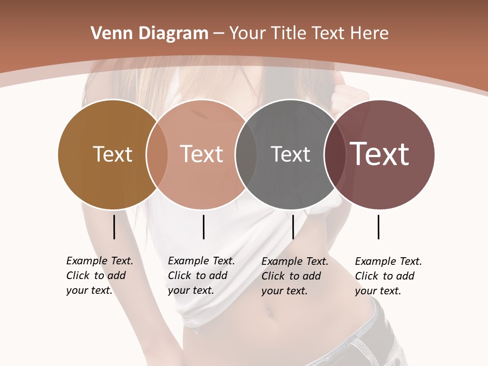 Long Elegance Girl PowerPoint Template