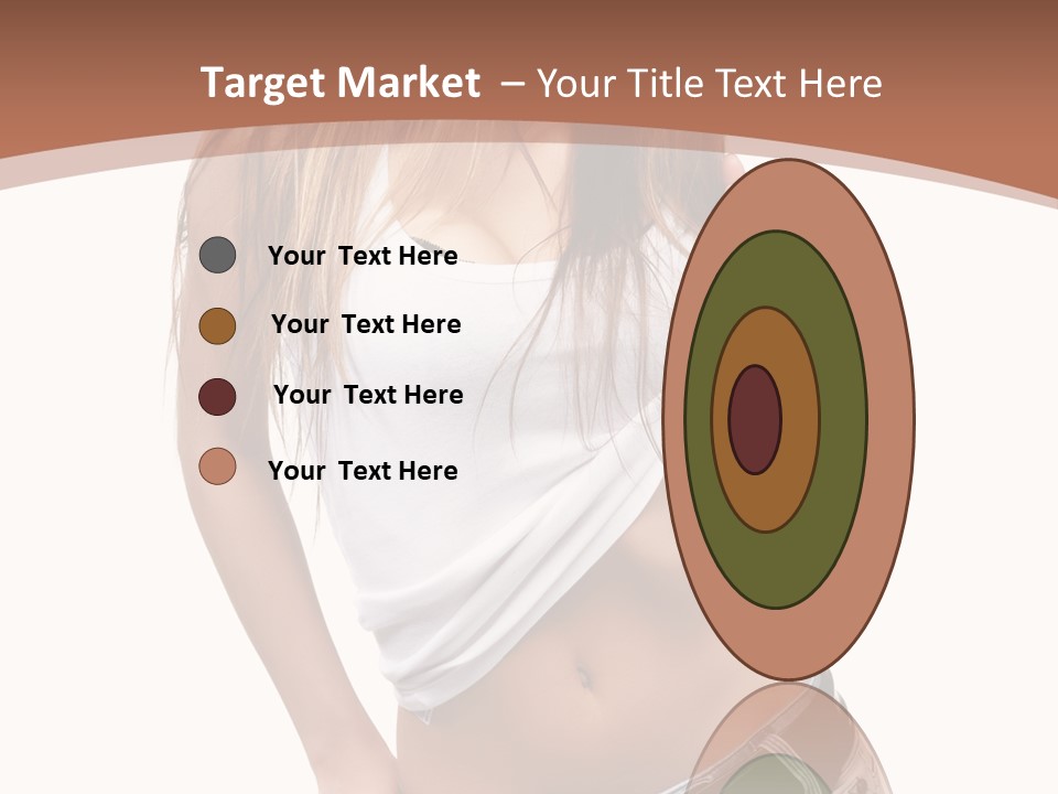 Long Elegance Girl PowerPoint Template