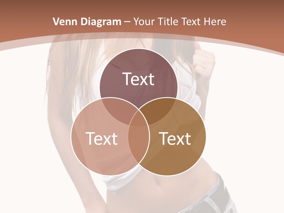 Long Elegance Girl PowerPoint Template