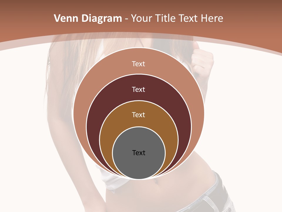 Long Elegance Girl PowerPoint Template