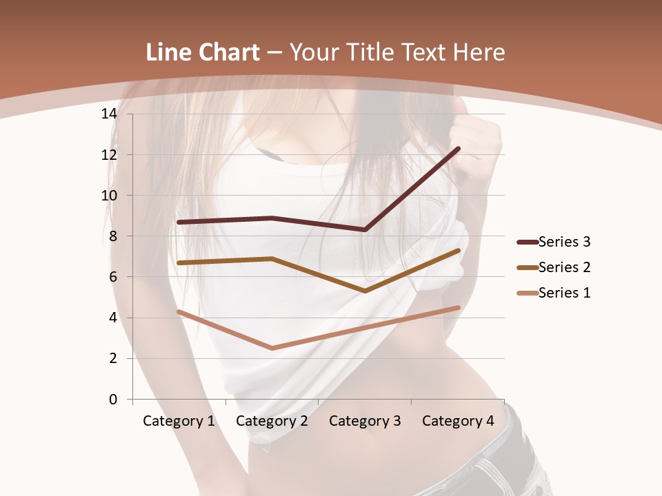 Long Elegance Girl PowerPoint Template