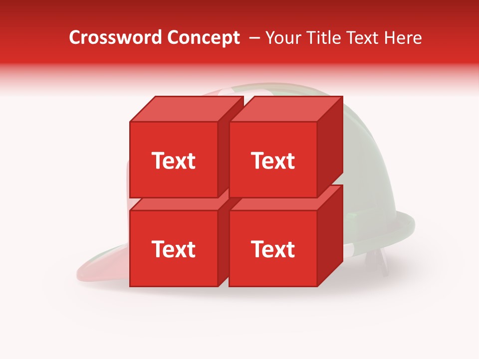 Headwear Damage Danger PowerPoint Template