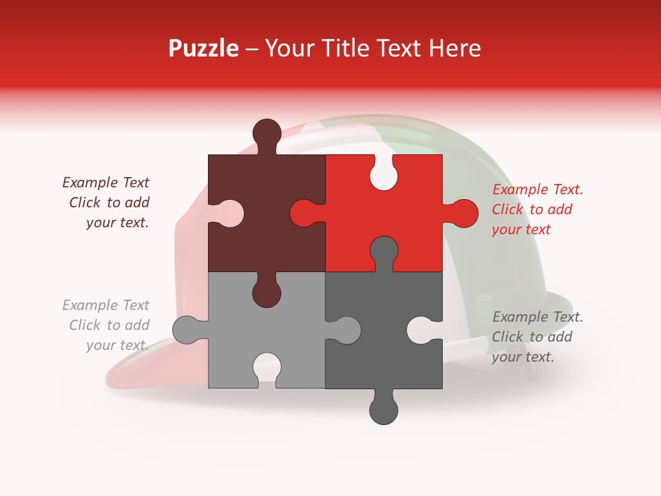 Headwear Damage Danger PowerPoint Template