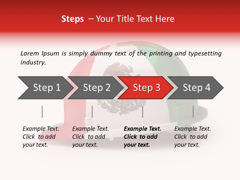 Headwear Damage Danger PowerPoint Template
