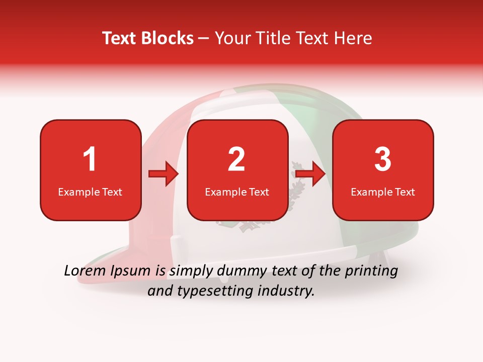 Headwear Damage Danger PowerPoint Template