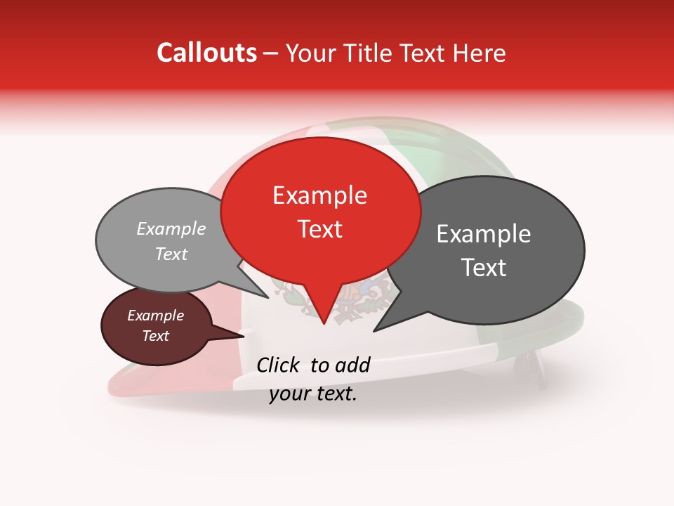 Headwear Damage Danger PowerPoint Template