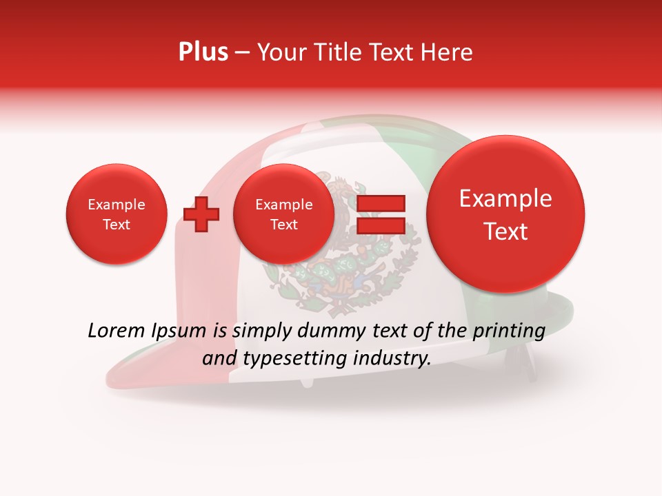 Headwear Damage Danger PowerPoint Template