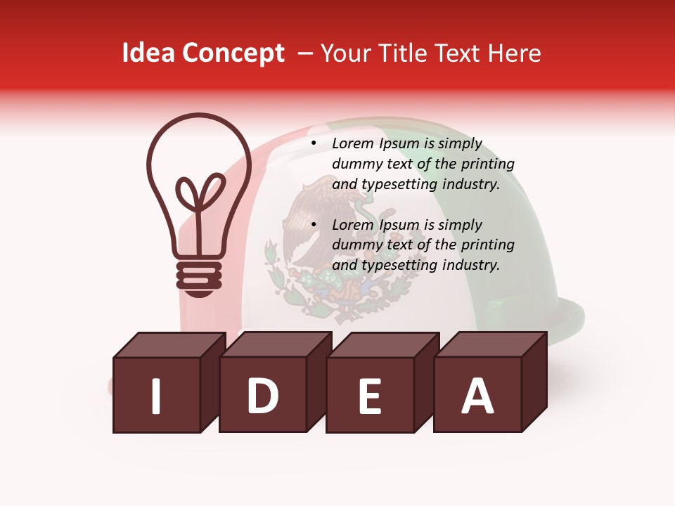 Headwear Damage Danger PowerPoint Template