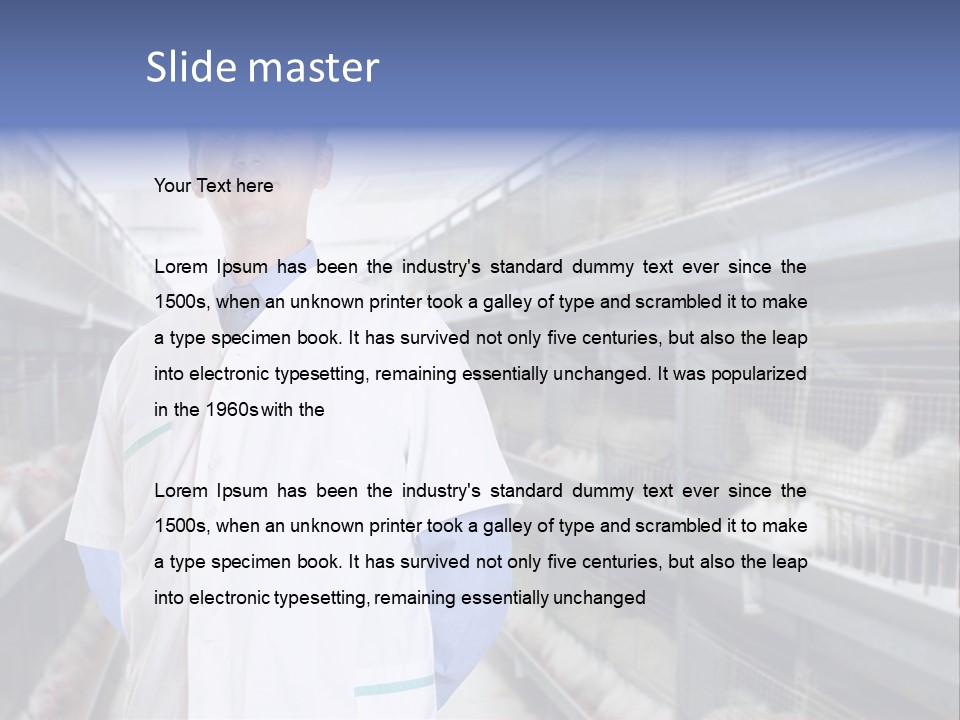 Factory Animal Poultry PowerPoint Template