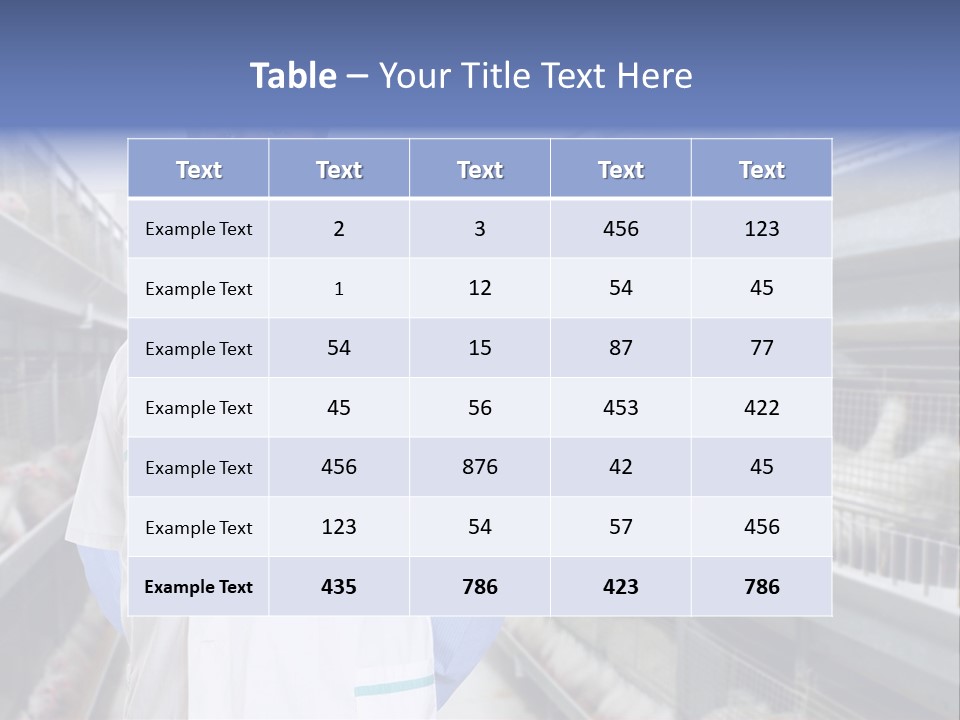 Factory Animal Poultry PowerPoint Template
