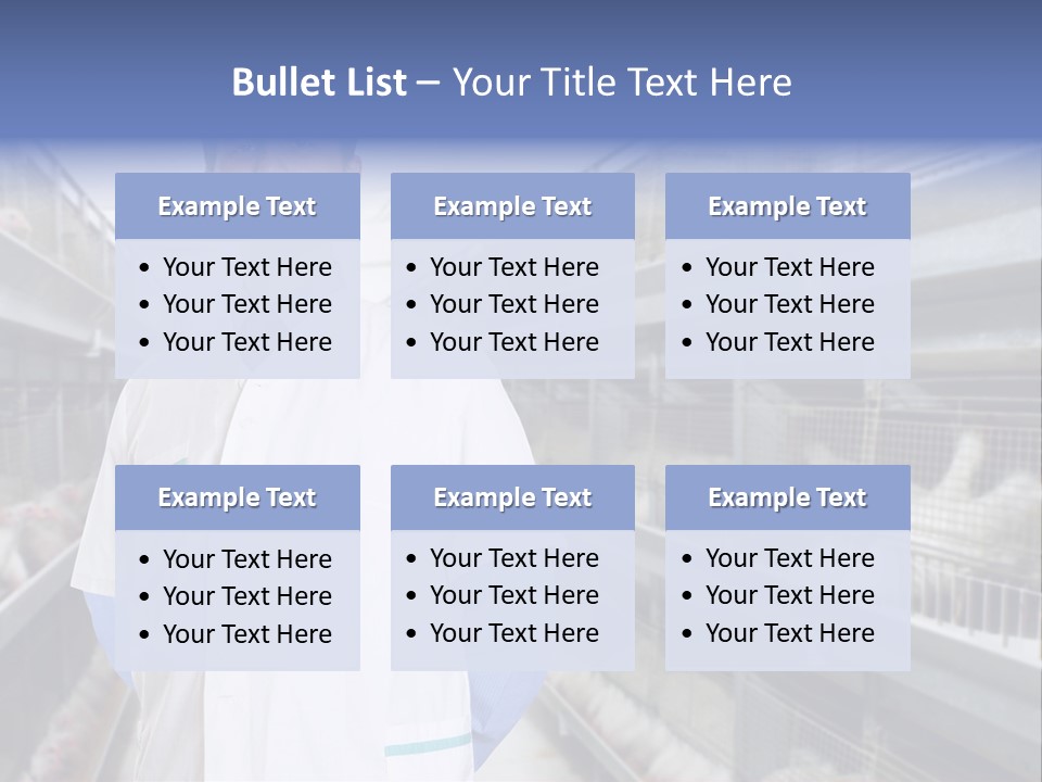 Factory Animal Poultry PowerPoint Template