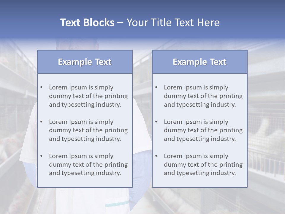 Factory Animal Poultry PowerPoint Template