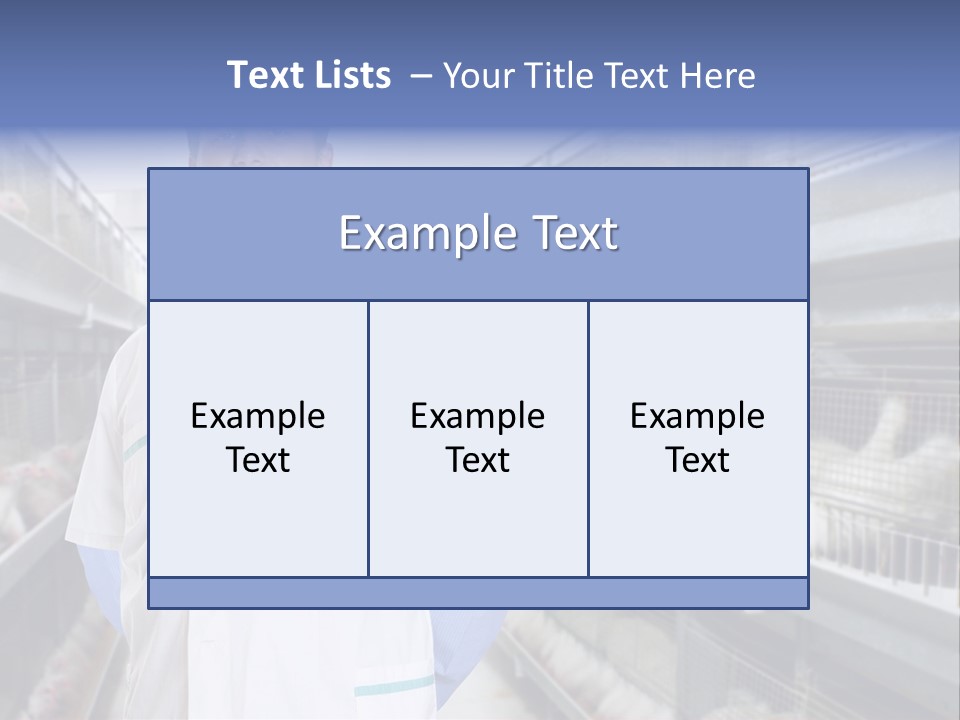 Factory Animal Poultry PowerPoint Template