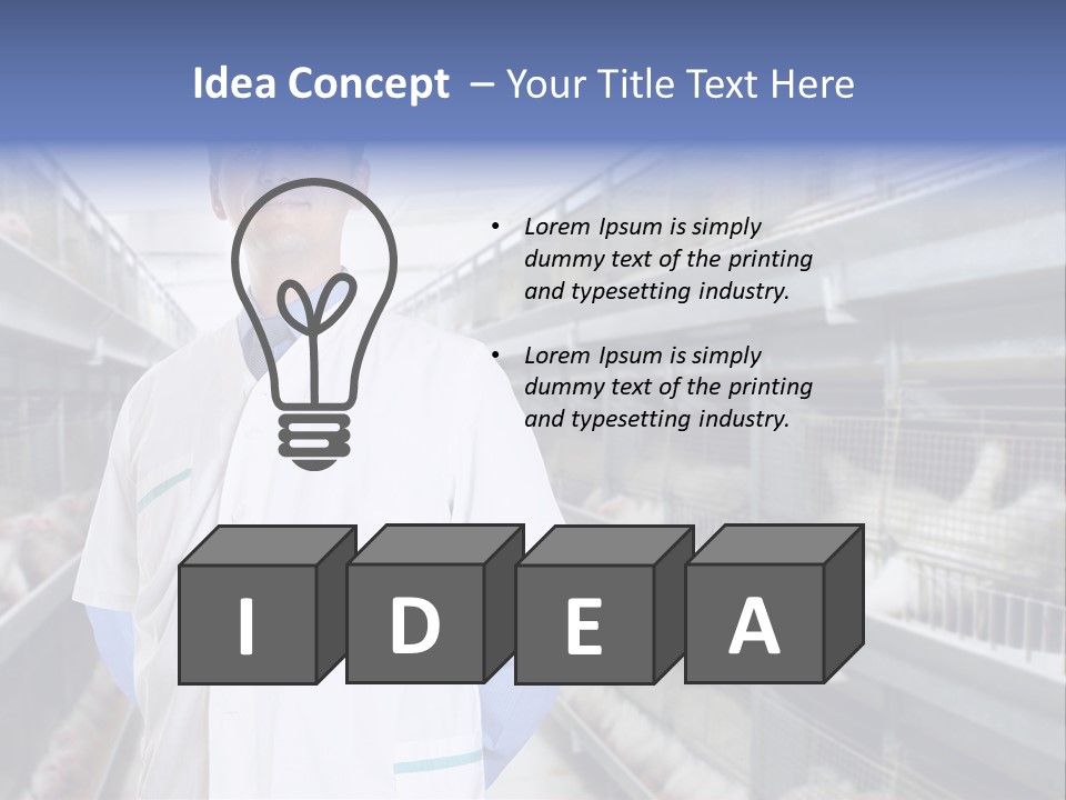 Factory Animal Poultry PowerPoint Template