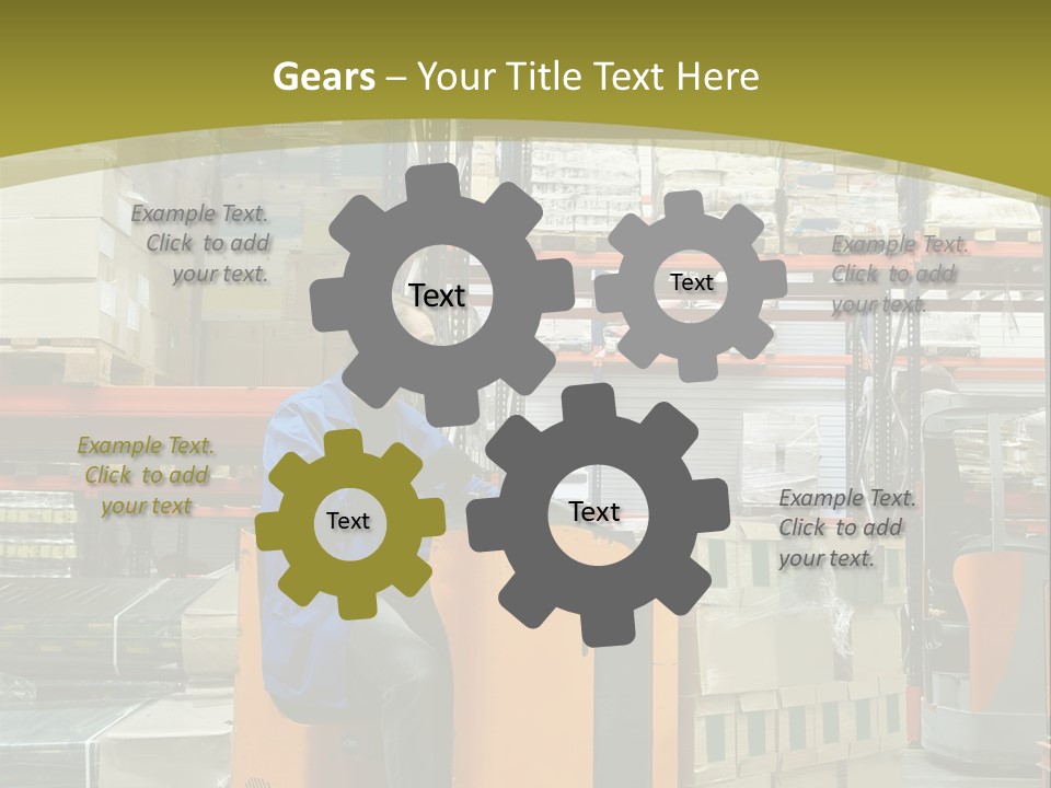 Service Working Transportation PowerPoint Template