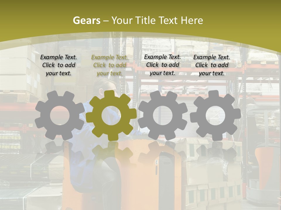 Service Working Transportation PowerPoint Template