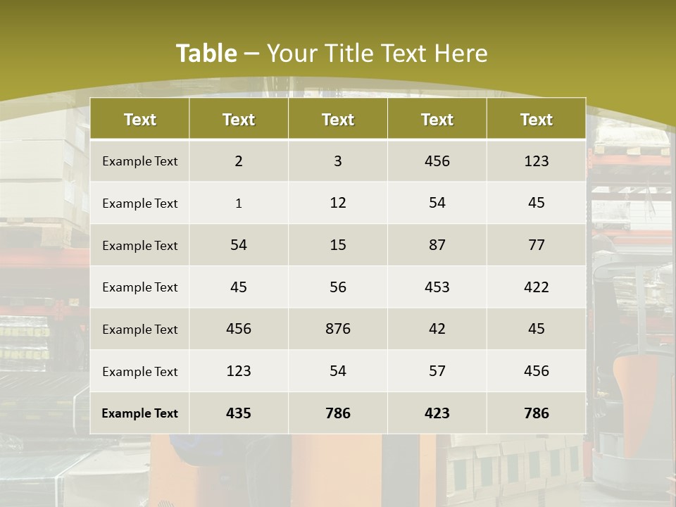 Service Working Transportation PowerPoint Template