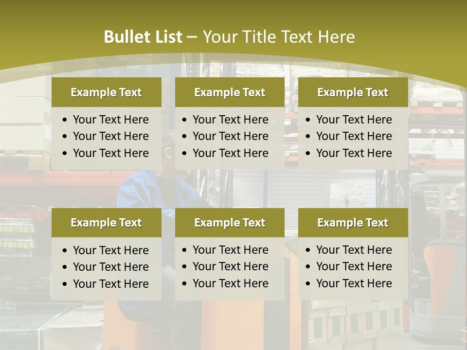 Service Working Transportation PowerPoint Template