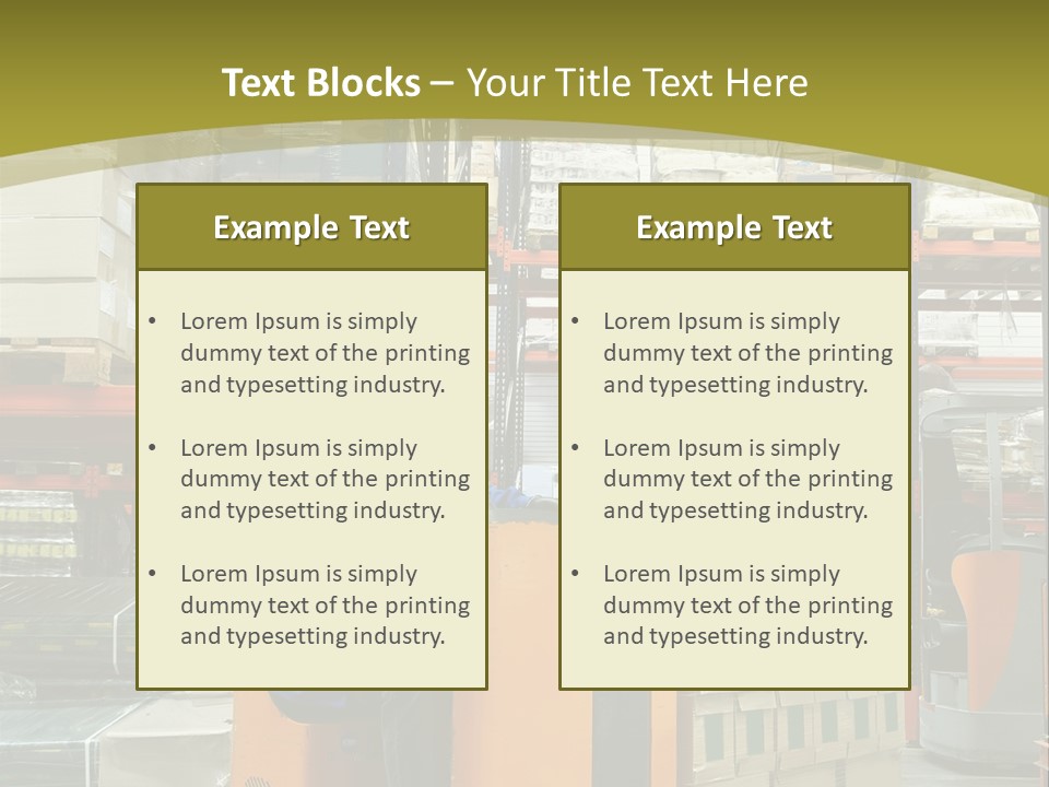 Service Working Transportation PowerPoint Template