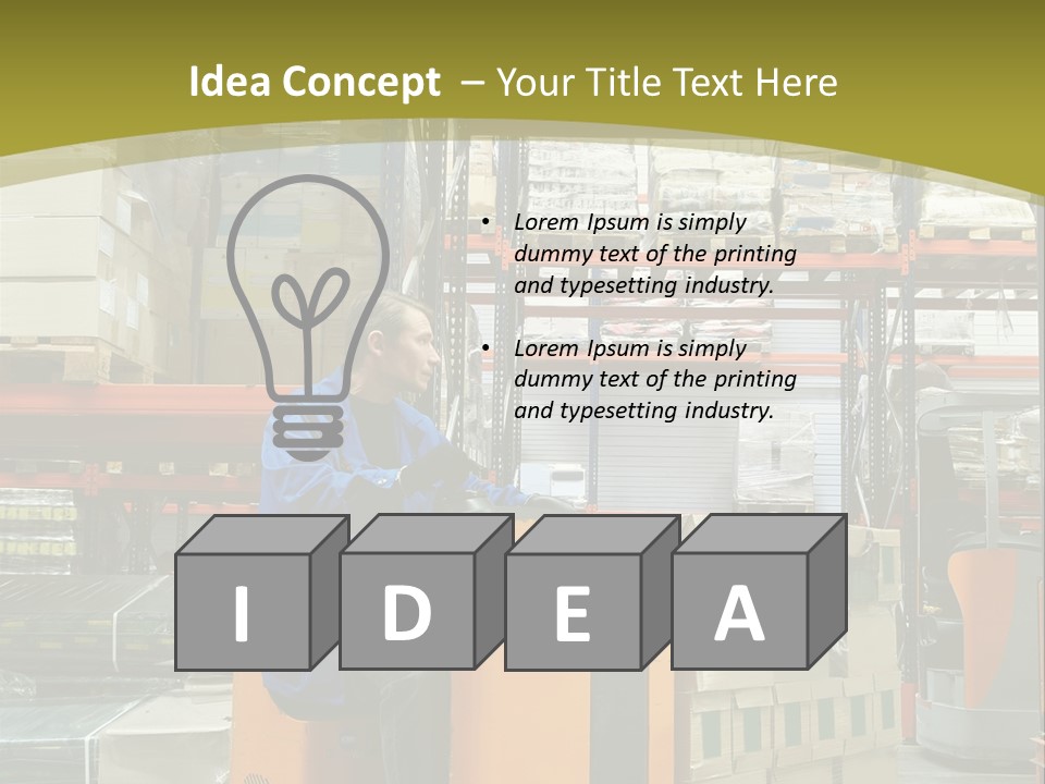 Service Working Transportation PowerPoint Template