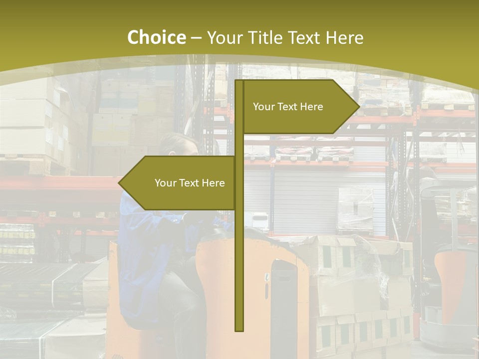 Service Working Transportation PowerPoint Template