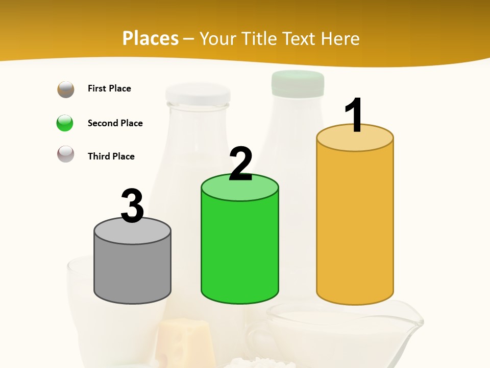 Ingredient Curd Yellow PowerPoint Template