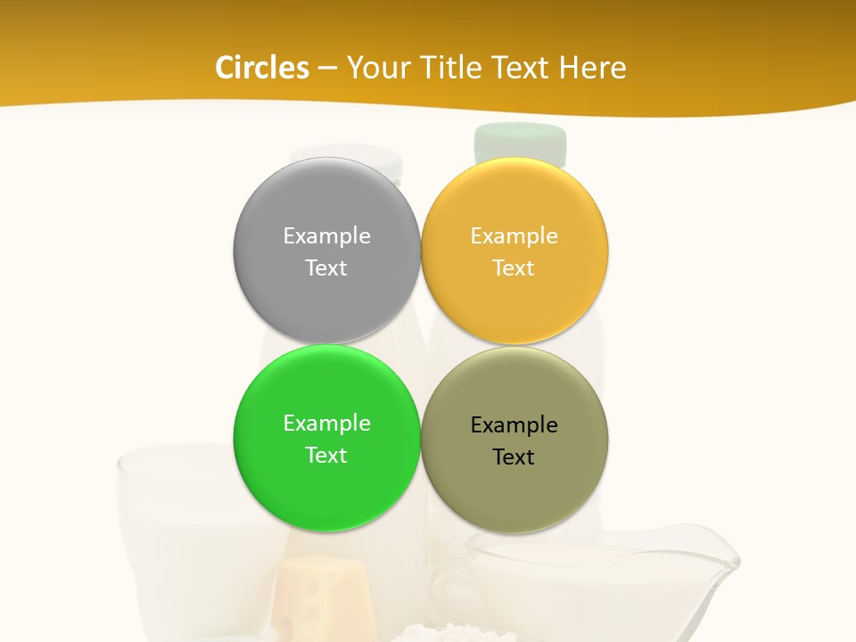 Ingredient Curd Yellow PowerPoint Template