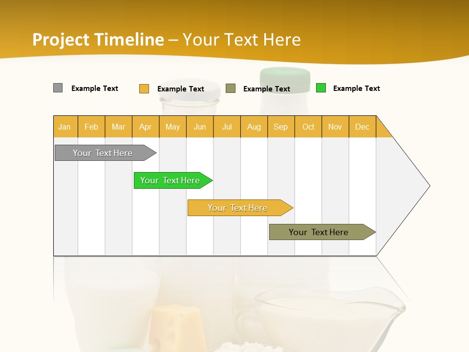 Ingredient Curd Yellow PowerPoint Template