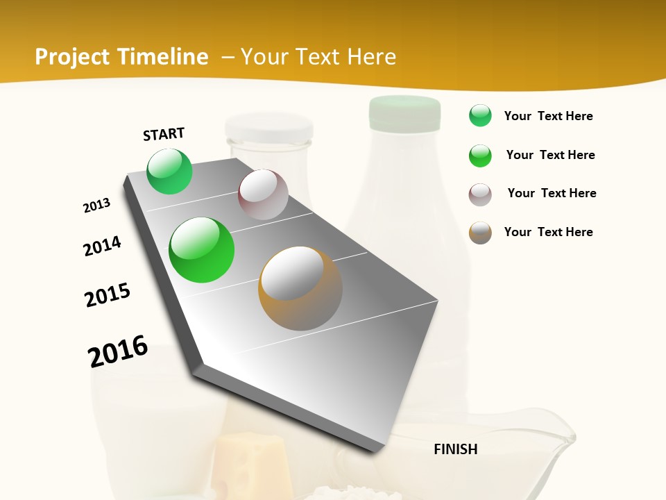 Ingredient Curd Yellow PowerPoint Template