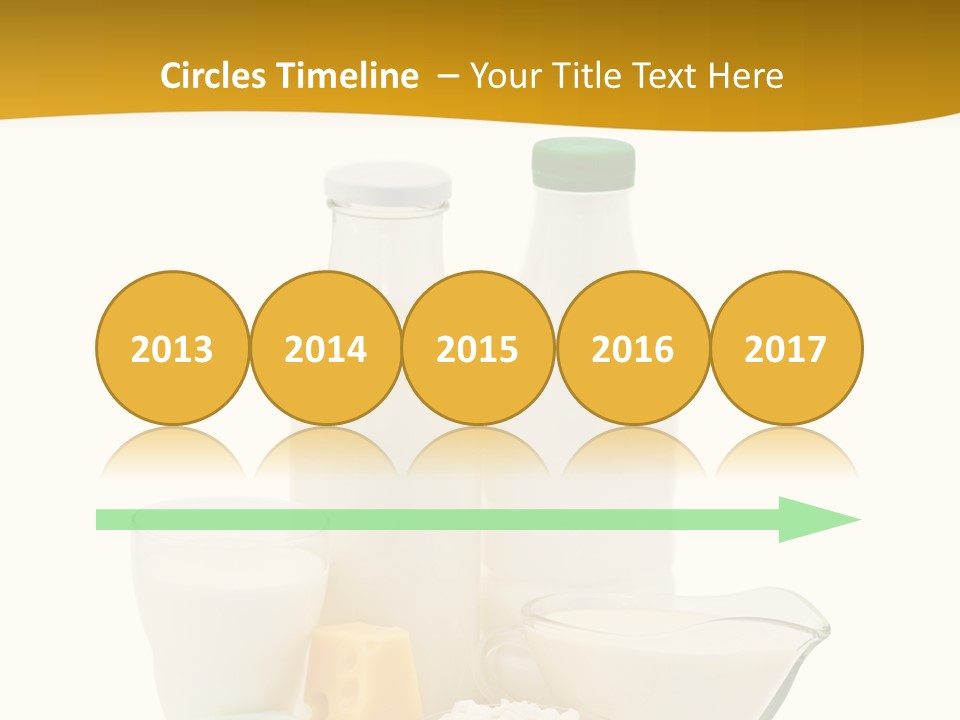 Ingredient Curd Yellow PowerPoint Template