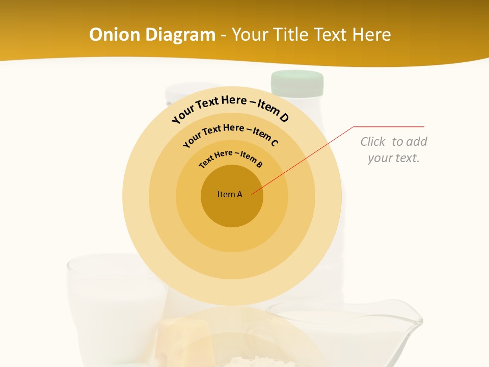 Ingredient Curd Yellow PowerPoint Template