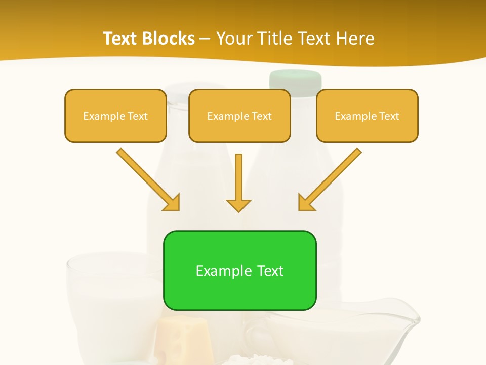 Ingredient Curd Yellow PowerPoint Template