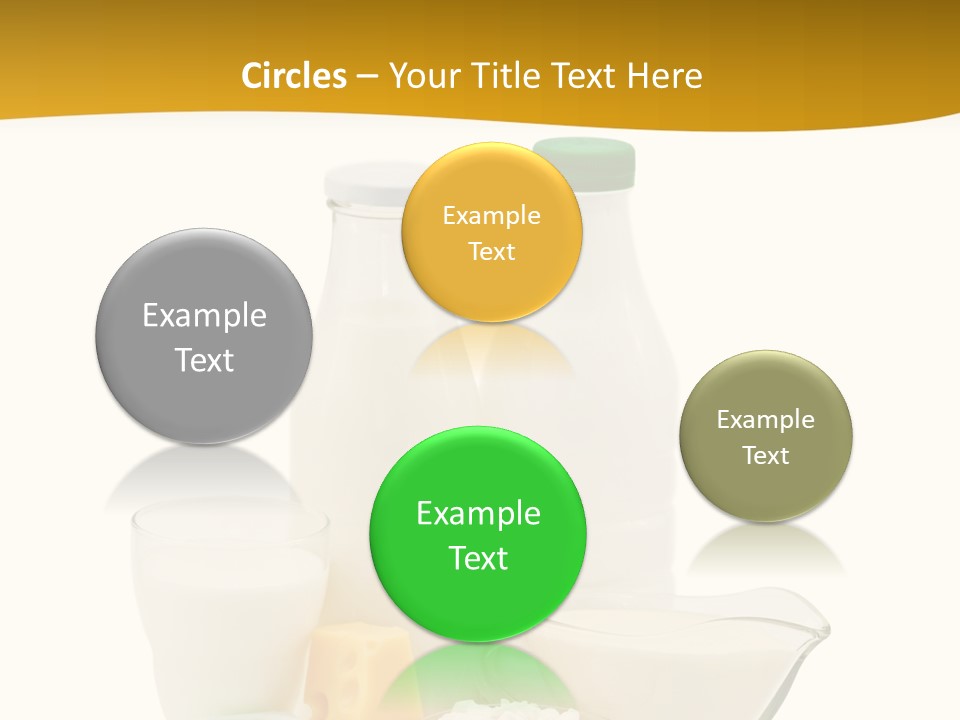 Ingredient Curd Yellow PowerPoint Template