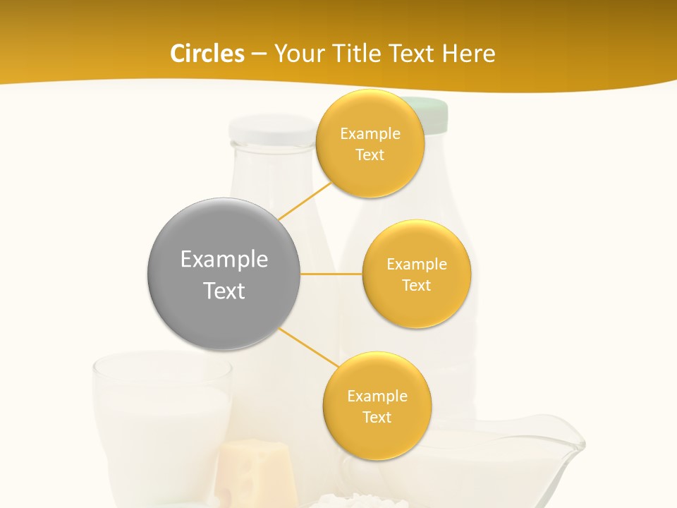 Ingredient Curd Yellow PowerPoint Template