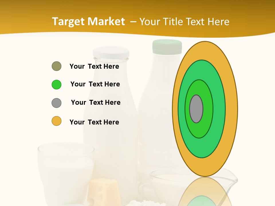 Ingredient Curd Yellow PowerPoint Template