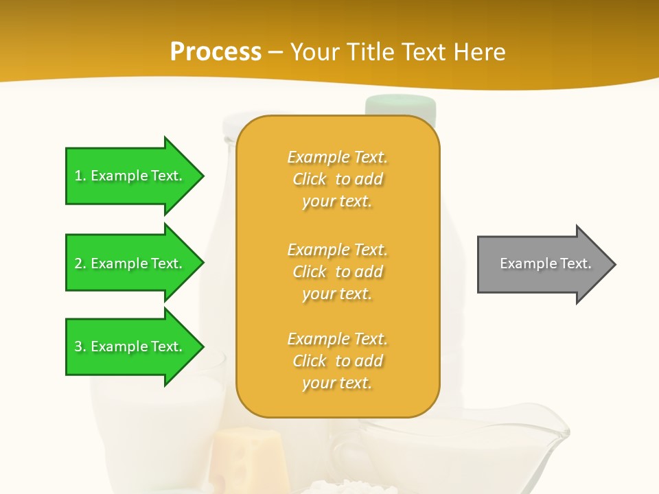 Ingredient Curd Yellow PowerPoint Template