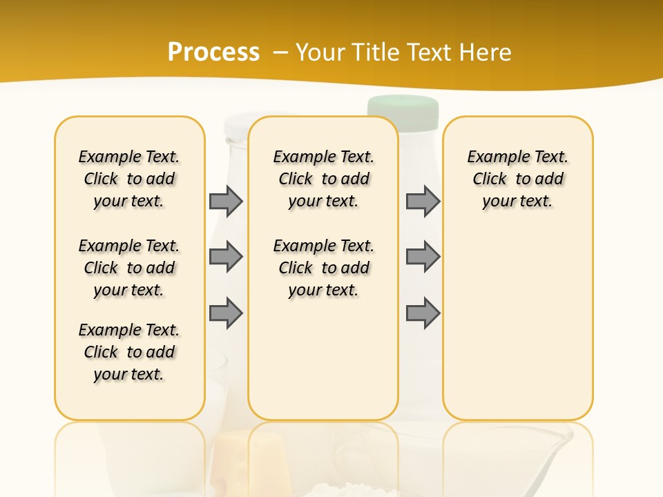 Ingredient Curd Yellow PowerPoint Template