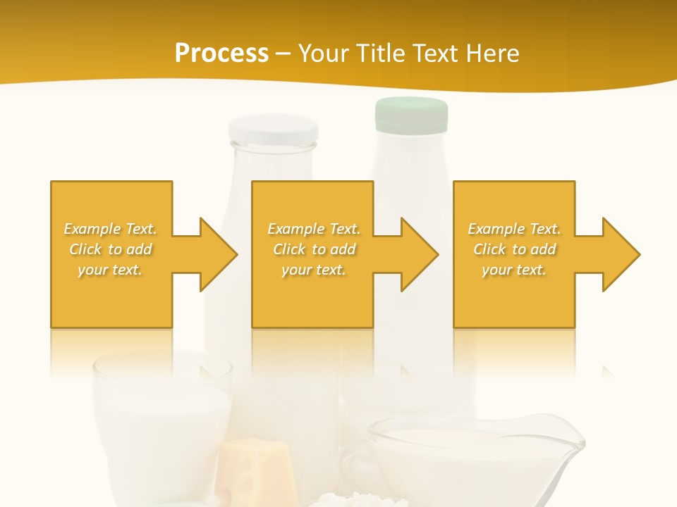 Ingredient Curd Yellow PowerPoint Template